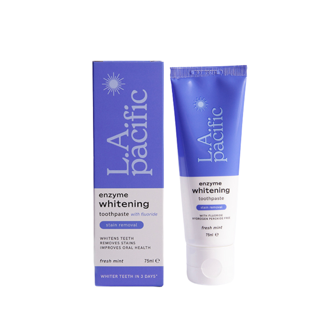 L.A. PACIFIC ENZYME WHITENING STAIN REMOVING TOOTHPASTE 75ML
