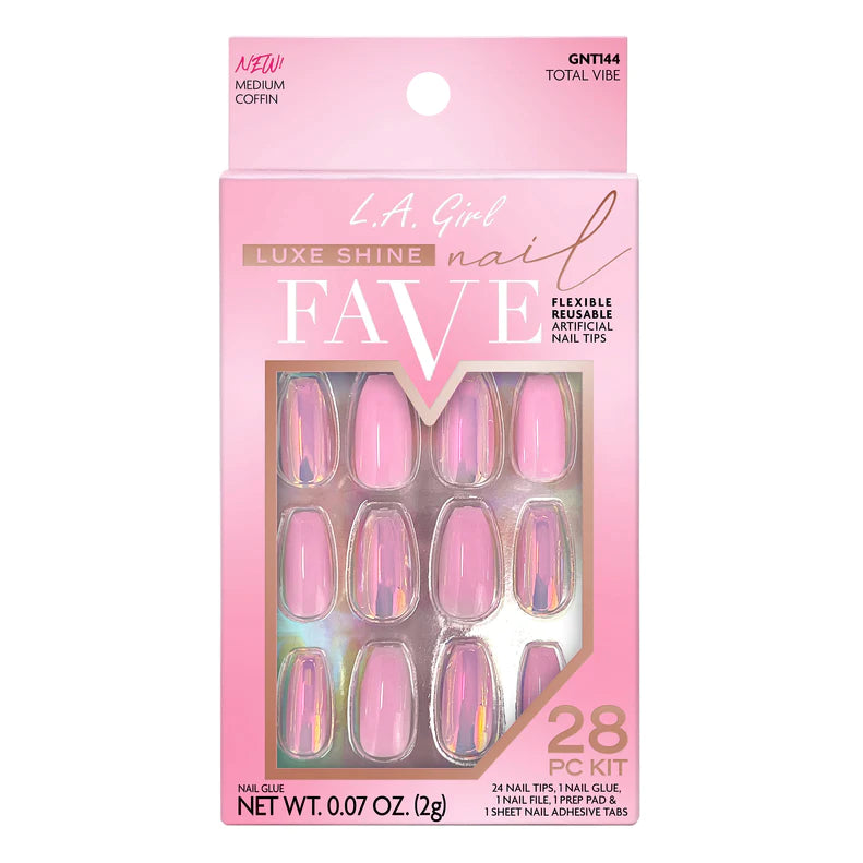L.A. GIRL COSMETICS LUXE SHINE FAVE NAIL TIPS