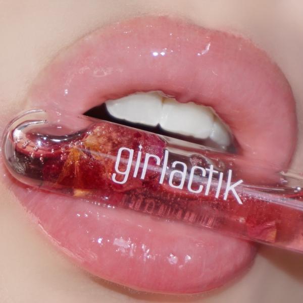 GIRLACTIK - Rose Petal Oil Gloss - Clear