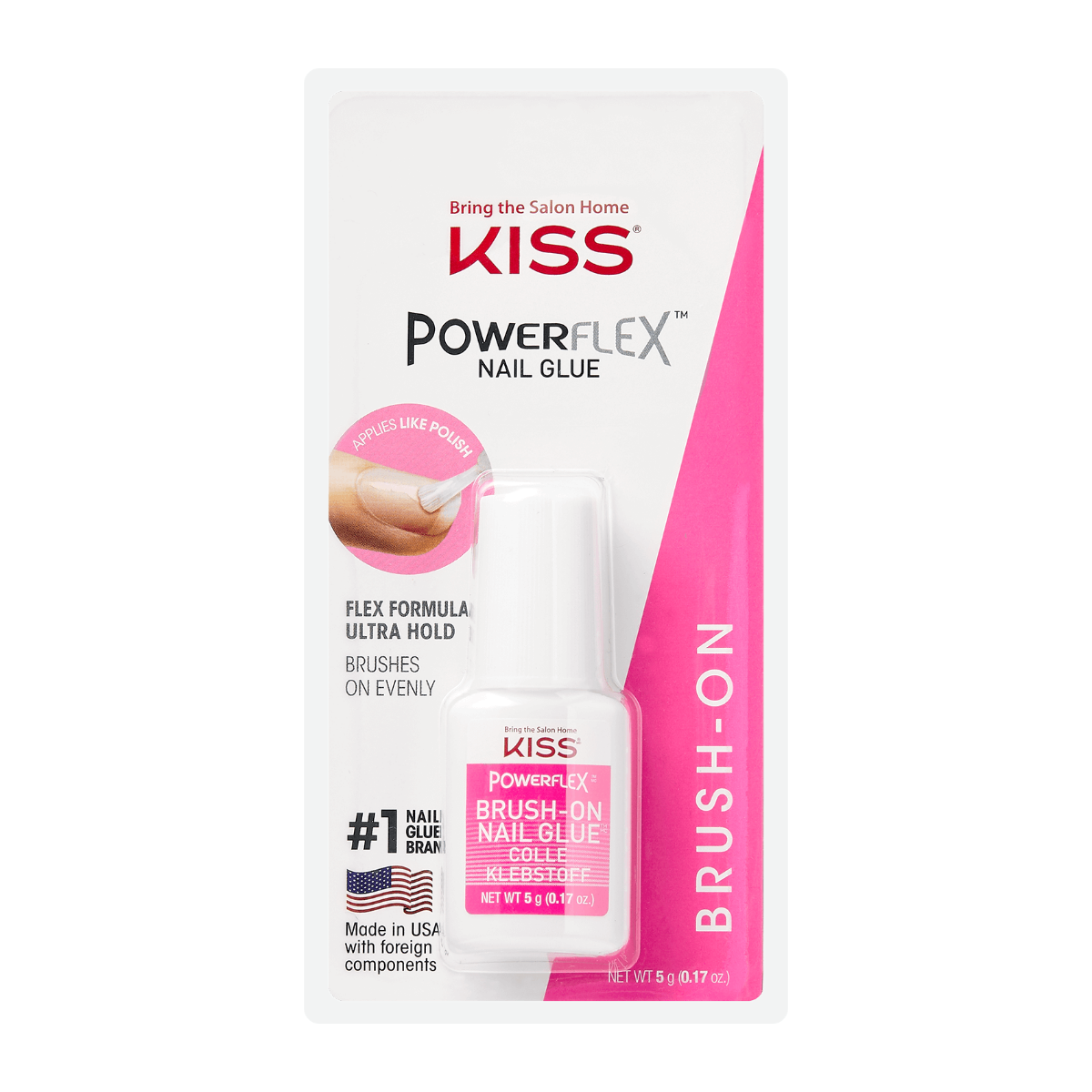 KISS POWERFLEX BRUSH-ON NAIL GLUE